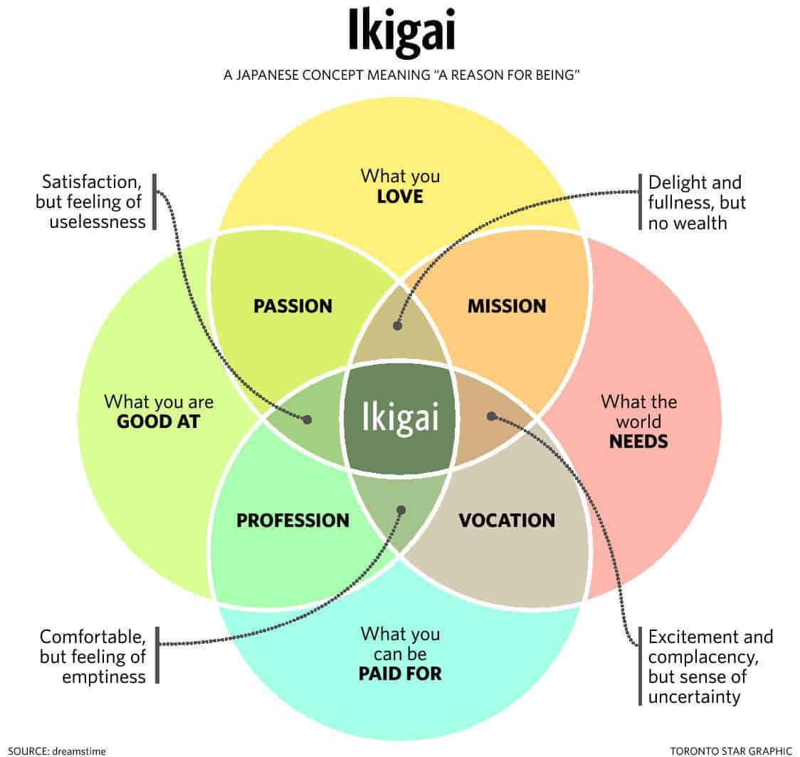 Ikigai Venn Diagram