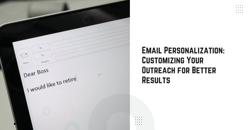 Email Personalization at Scale